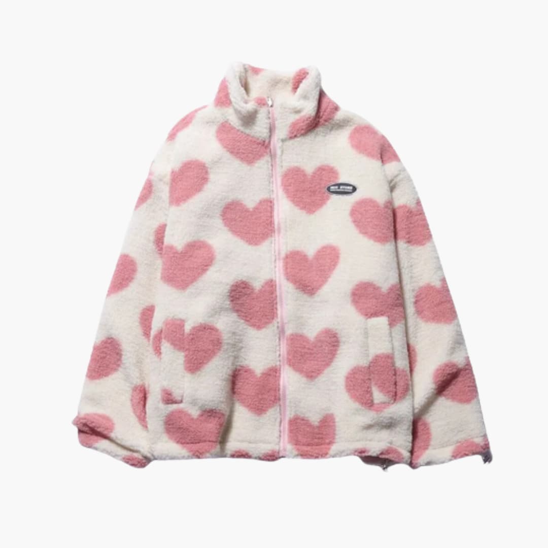 MADDIE - Fleece Heart Jacket