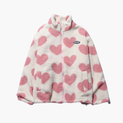 MADDIE - Fleece Heart Jacket