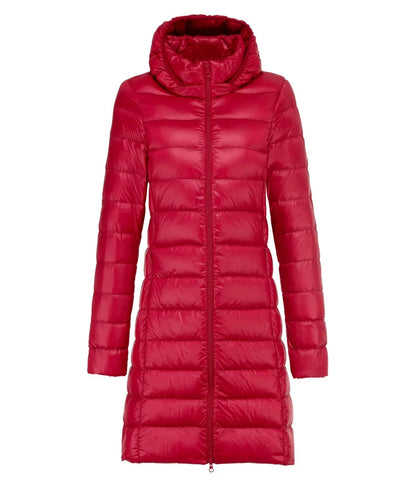 VIVIAN - Ultra-Light Long Jacket with Detachable Hood