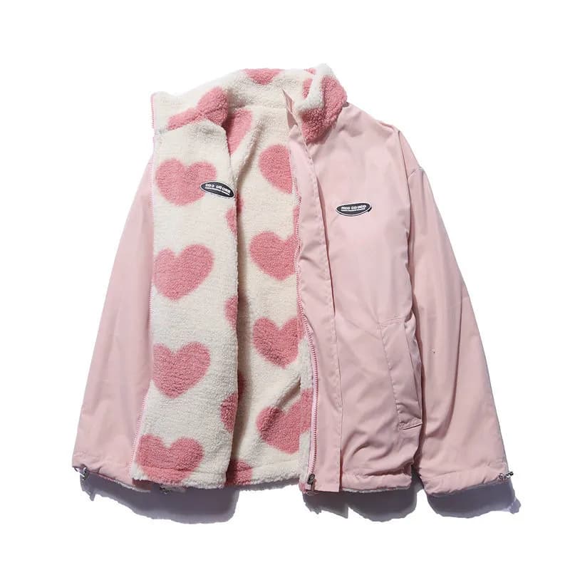 MADDIE - Fleece Heart Jacket