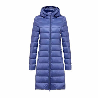 VIVIAN - Ultra-Light Long Jacket with Detachable Hood